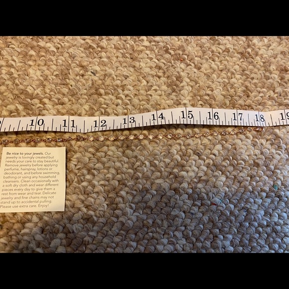 💎 New Chanelle SWAROVSKI Rose Gold Necklace - Picture 8 of 9